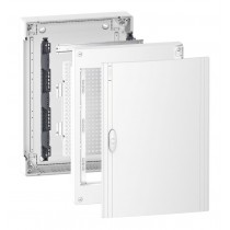 Щит мультимедийный Schneider Electric PRAGMA, 18 мод., IP40, навесной, Пластик, белая дверь