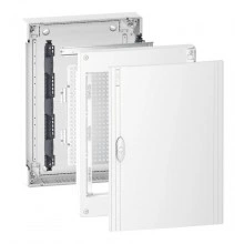 Щит мультимедийный Schneider Electric PRAGMA, 18 мод., IP40, навесной, Пластик, белая дверь