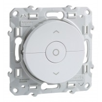 Выключатель для жалюзи кнопочный с фиксацией Schneider Electric ODACE, белый