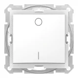 Выключатель 1-клавишный Schneider Electric SEDNA, скрытый монтаж, белый