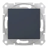 Schneider Electric SDN0420170 переключатель 1-клавишный кнопочный, Sedna, графит