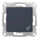 Schneider Electric SDN0800170 кнопочный выключатель, графит, Sedna