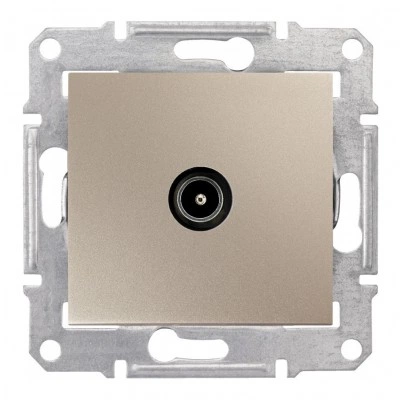 Розетка TV Schneider Electric SEDNA, проходная, титан Розетка TV Schneider Electric SEDNA, проходная, титан