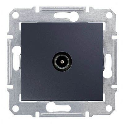 Schneider Electric SDN3201270 TV розетка проходная, графит, Sedna