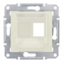 Schneider Electric Sedna адаптер для коннекторов AMP одинарный SDN4300647, бежевый