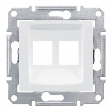 Schneider Electric Sedna адаптер для коннекторов AMP двойной, белый SDN4400621