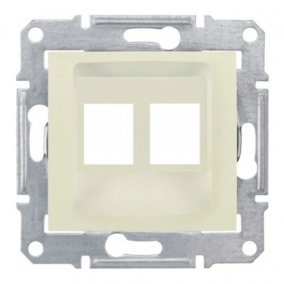 Schneider Electric Sedna адаптер для коннекторов AMP двойной SDN4400647, бежевый Schneider Electric Sedna адаптер для коннекторов AMP двойной SDN4400647, бежевый