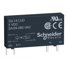 ТВЕРДОТЕЛЬНОЕ РЕЛЕ, 1 ФАЗА, 2А SSL1A12JDR