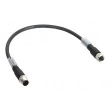 Шина ТМ7, прямой M12-B 4pin, Male-Female, 0,3м