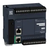 Schneider Electric TM221CE24T - компактный базовый блок M221-24IO, транзисторный, Ethernet