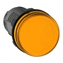 Лампа сигнальная Schneider Electric Harmony, 22мм, 220.230В, DC, Желтый