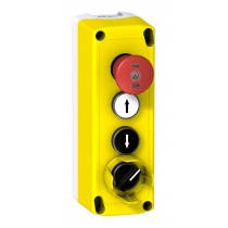 Кнопочный пост Schneider Electric Harmony XALF, 3 кнопки