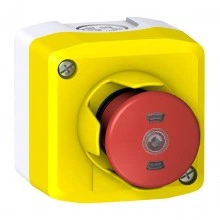 Кнопочный пост аварийной остановки Schneider Electric Harmony XALF, 1 кнопка