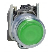 Кнопка Schneider Electric Harmony 22 мм, IP66, Зеленый