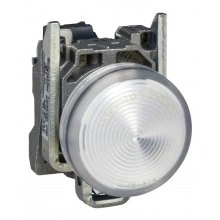 Лампа сигнальная Schneider Electric Harmony, 22мм, 24В, AC/DC, Белый