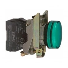Лампа сигнальная Schneider Electric Harmony, 22мм, 230В, AC, Зеленый