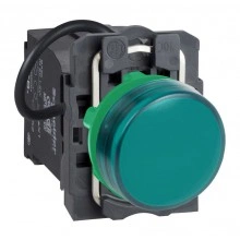 Лампа сигнальная Schneider Electric Harmony, 22мм, 400В, AC, Зеленый