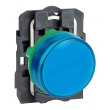 Лампа сигнальная Schneider Electric Harmony, 22мм, 250В, AC, Синий