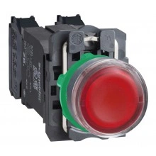 Кнопка Schneider Electric Harmony 22 мм, 120В, IP66, Красный
