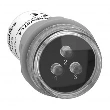 Лампа сигнальная Schneider Electric Harmony, 30мм, 360.440В, AC, Белый