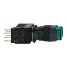 Кнопка Schneider Electric Harmony 16 мм, 24В, IP65, Зеленый
