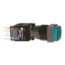 Кнопка Schneider Electric Harmony 16 мм, 24В, IP65, Зеленый