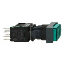 Кнопка Schneider Electric Harmony 16 мм, 24В, IP65, Зеленый