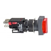 Кнопка Schneider Electric Harmony 16 мм, 24В, IP65, Красный