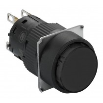 Кнопка Schneider Electric Harmony 16 мм, IP65, Черный, XB6EAA21P