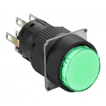 Кнопка Schneider Electric Harmony 16 мм, IP65, Зеленый