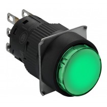 Кнопка Schneider Electric Harmony 16 мм, 24В, IP65, Зеленый, XB6EAF3B1P