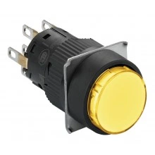Кнопка Schneider Electric Harmony 16 мм, 24В, IP65, Оранжевый