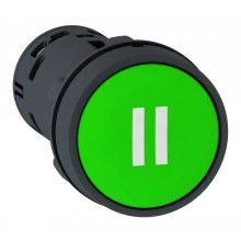 Кнопка Schneider Electric Harmony 22 мм, IP54, Зеленый