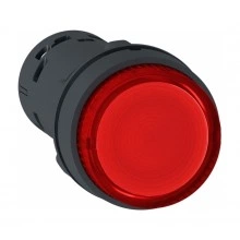 Кнопка Schneider Electric Harmony 22 мм, 230В, IP54, Красный, XB7NJ04M2