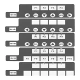 ЛИСТ С МАРКИРОВКОЙ КЛ.ДЛЯ XBT RT500
