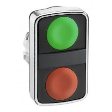 Головка кнопки двойная без маркировки ZB4BA7340