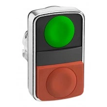 Головка кнопки двойная без маркировки ZB4BL7340