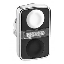 Головка кнопки двойная без маркир + LED ZB4BW7A1720