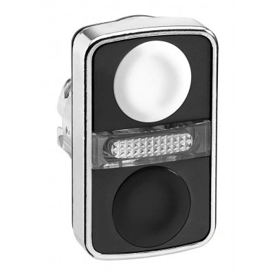 Головка кнопки двойная без маркир + LED ZB4BW7A1720 Головка кнопки двойная без маркир + LED ZB4BW7A1720