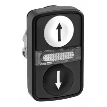 Головка кнопки двойная с маркировк + LED ZB4BW7A17247