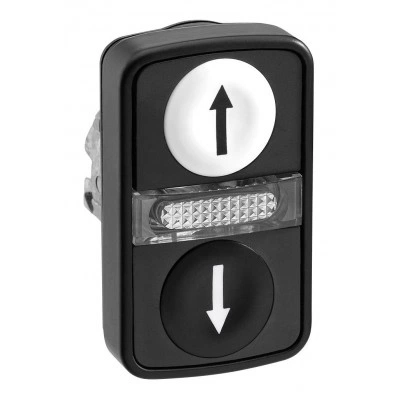 Головка кнопки двойная с маркировк + LED ZB4BW7A17247