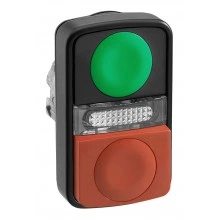 Головка кнопки двойная без маркир + LED ZB4BW7L37407
