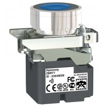 Кнопка Schneider Electric Harmony 22 мм, IP65, Синий