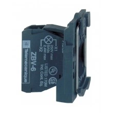 Корпус сигн. лампы, синий, встр. LED, 110-120VAC