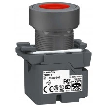 Кнопка Schneider Electric Harmony 22 мм, IP65, Красный