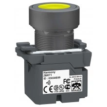 Кнопка Schneider Electric Harmony 22 мм, IP65, Оранжевый