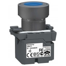 Кнопка Schneider Electric Harmony 22 мм, IP65, Синий