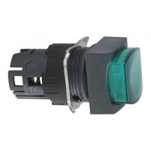 Кнопка Schneider Electric Harmony 16 мм, IP65, Зеленый
