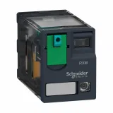 Schneider Electric RXM4AB2BD реле, 4 переключающих контакта, 24 В DC, со светодиодом