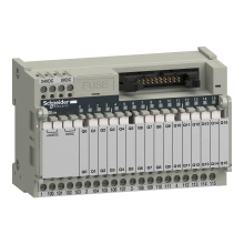 ABE7R16T111 TELEFAST база на 16 вых, СО съемными электромех. реле шириной 5 мм, 1 НО